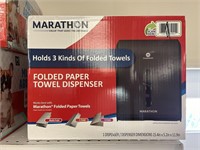 Marathon folded paper towel dispenser