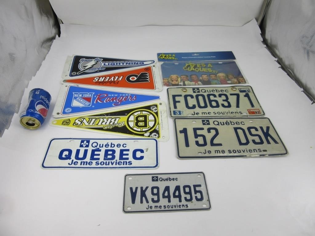 Divers plaques automobiles