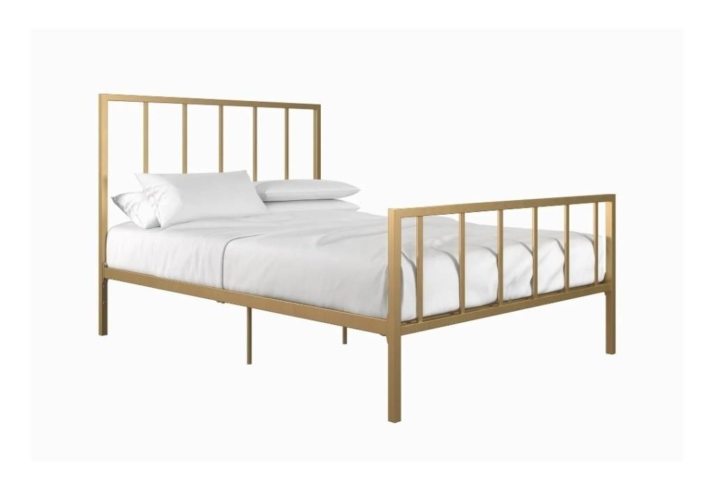 Stella Metal Bedframe-Full, Gold