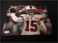 Joe Flacco signed 8x10 photo COA