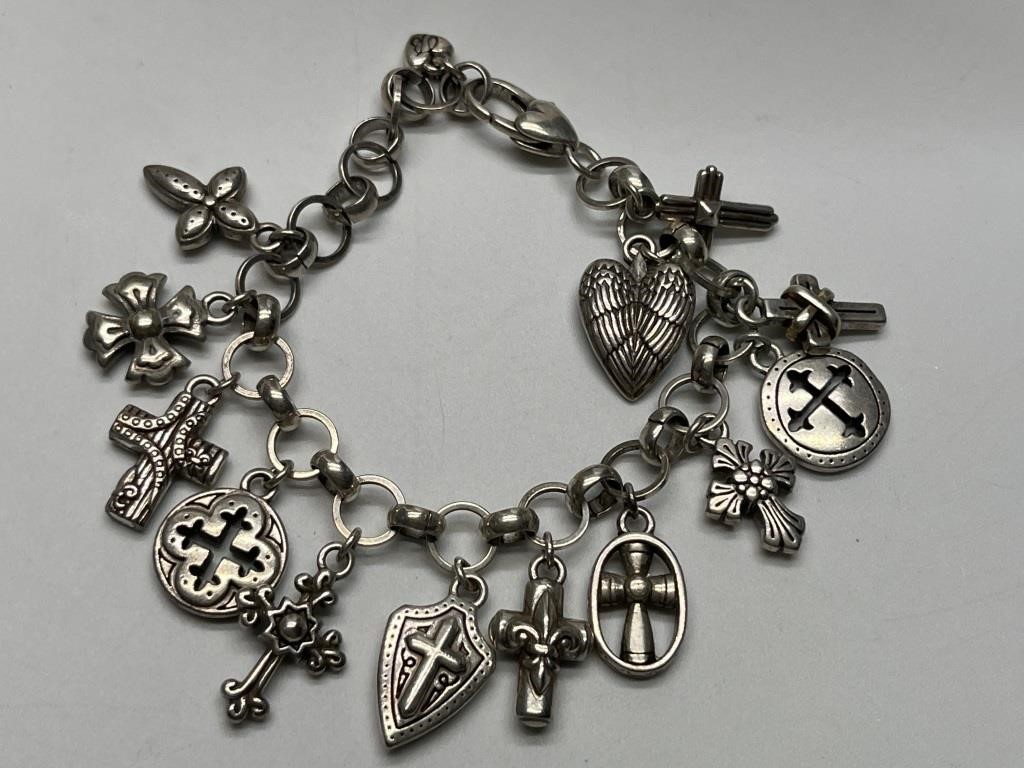 Brighton Sanctuary Charm Bracelet, 8in