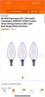 Glass Vintage Edison LED Light Bulb Bright White