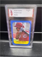 Hunter Greene Rookie Baseball Card Graded 10