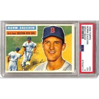 1956 Topps Norm Zauchin Gray Back Psa 5