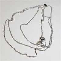 $130 Silver 16" Necklace
