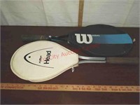 Wilson cobra & AMF Head tennis rackets.