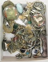 Small Box Of Assorted Jewelry