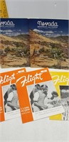5 1940s MAGAZINES-FLIGHT-NV HWYs & PARKS