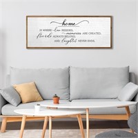 Home Is Where Love Resides Wall Decor, Wood