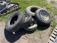 Trailer Tires and Rims, 9-20 Tire and Rim, Tires