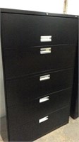 Lg. Five Drawer HON Metal File Cabinet Y6B