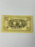 Autograph COA Harry Potter Train Ticket