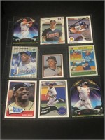 Lot of MLB LEGENDS Cards -Gary Sheffield RC, Wade