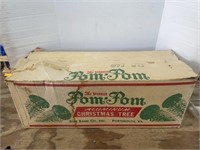Vintage the sparkler Pom Pom aluminum Christmas