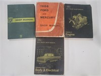 4 Vintage Ford Shop Books