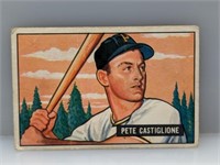 1951 Bowman Pete Castiglione Pittsburgh Pirates