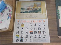1945 Post-Journal calendar