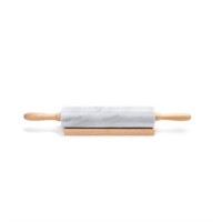 2pc Marble Rolling Pin and Base - Fox Run