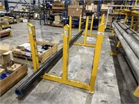 Floor Mount 3 Section Vertical Steel Storage Rack