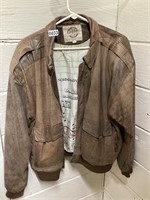 Man’s size L leather jacket