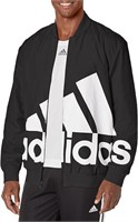 adidas mens GIANT LOGO WINDBREAKER