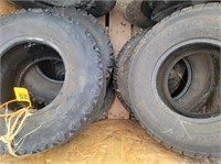 Two pair 22x9.5 tires (2 tread patterns)