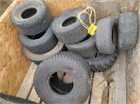 Assorted lawn & garden tires