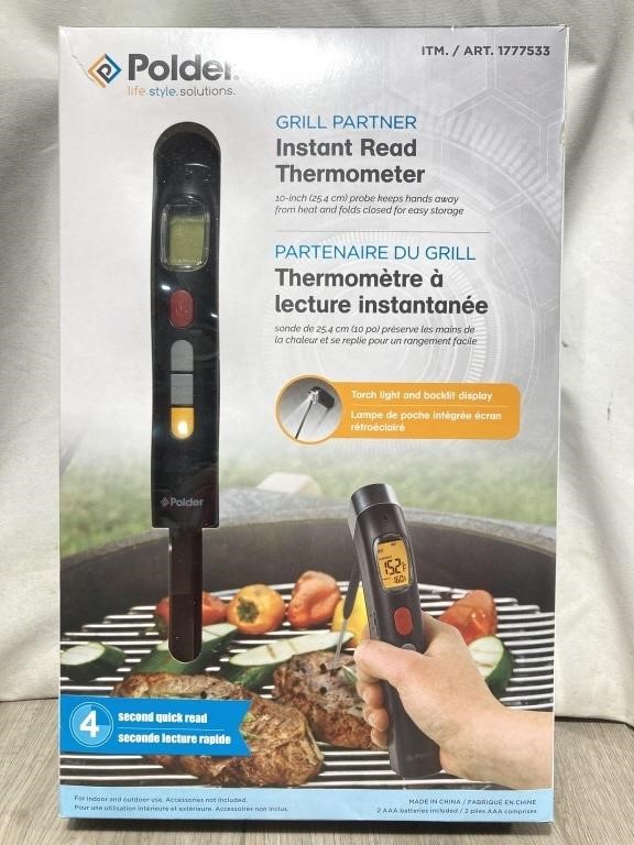 Polder Grill Partner Instant Read Thermometer
