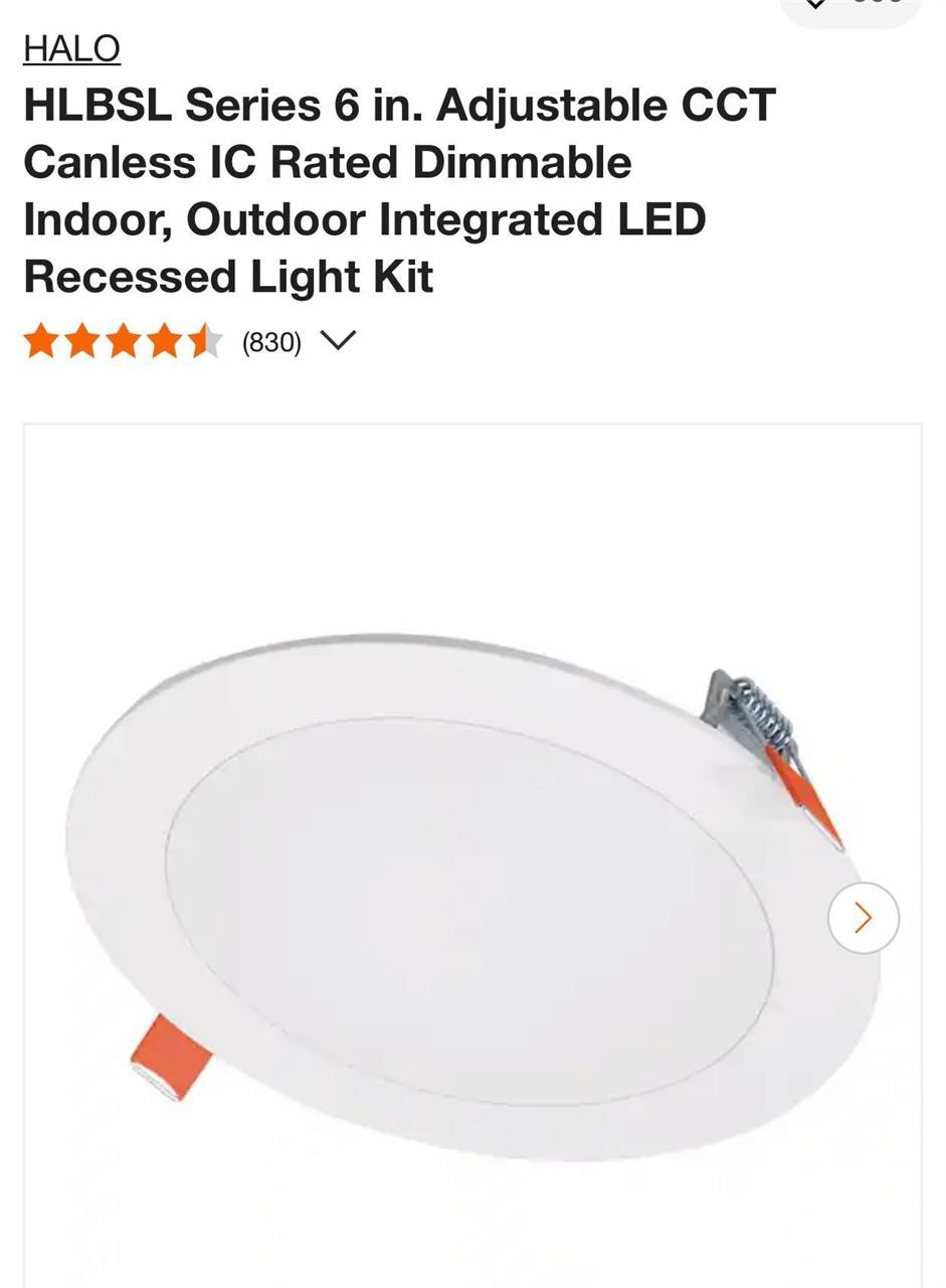 HALO HLBSL Series 6 in LED Recessed Light Kit