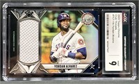 2022 Topps Chrome Yordan Alvarez Relic CGC 9