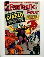 MARVEL COMICS FANTASTIC FOUR #30 SILVER AGE F-VF