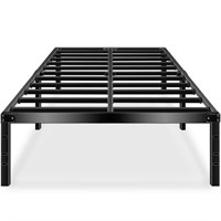 HAAGEEP Full Size Bed Frame 18 Inch Tall Platform