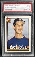 1991 Topps Traded Luis Gonzalez PSA 9 MINT