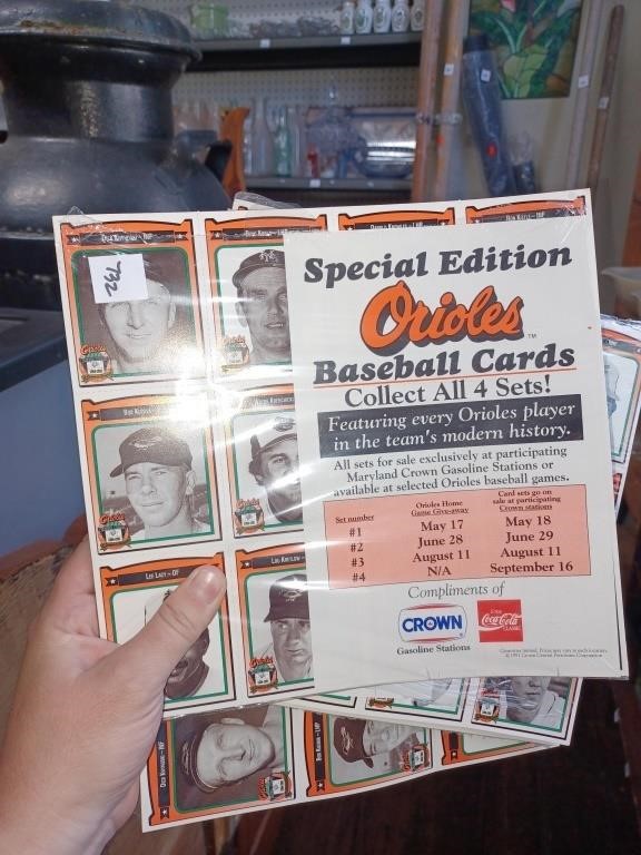 Lot of Collector Orioles Basball Cards