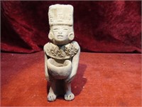 Vintage Peruvian? Mexican? Aztec? Figure Pottery.