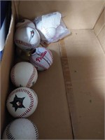 Box Lot of Baseballs