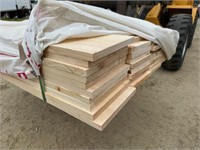 282 LF of 13/16x10 Pine Boards