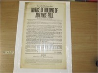 ELECTION NOTICE 1962