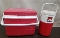 Rubbermaid Model 1910 Cooler & Marlboro Coleman