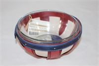 Longaberger American Stripes Bowl