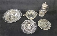 Lot of 5 Glass Items