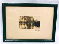 Small Signed Hand Tinted Photograph By Fred Thomps