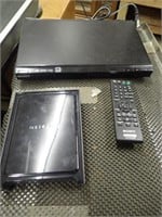 Sony DVD Player w/ Remote & Nextgear Router