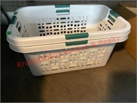 (2) 24" Laundry Baskets