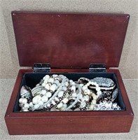 Cherub Jewelry Box - full of Jewelry