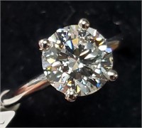 $8400 14K Lab Diamond (2.1Ct,Vs1,G) Ring
