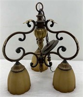 19x15- antique metal chandelier