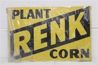 Vintage Renk Corn Metal Sign 12x18