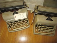 2 RC Allen Visomatic typewriters