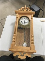 Oak Wall Windup Clock